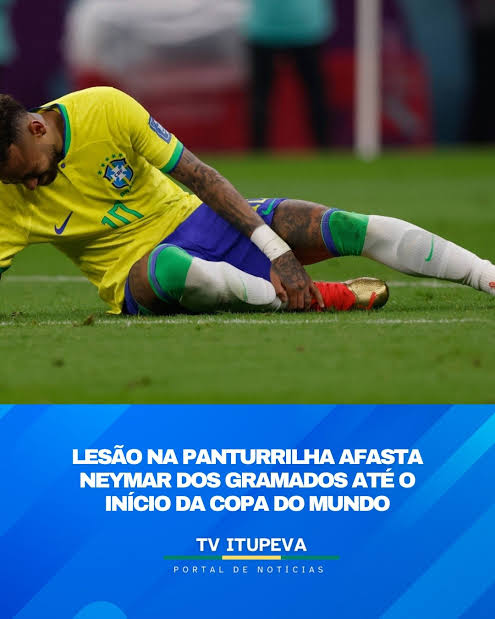Médico da Seleção Brasileira confirma lesão de Neymar e dá prazo de recuperação para atacante